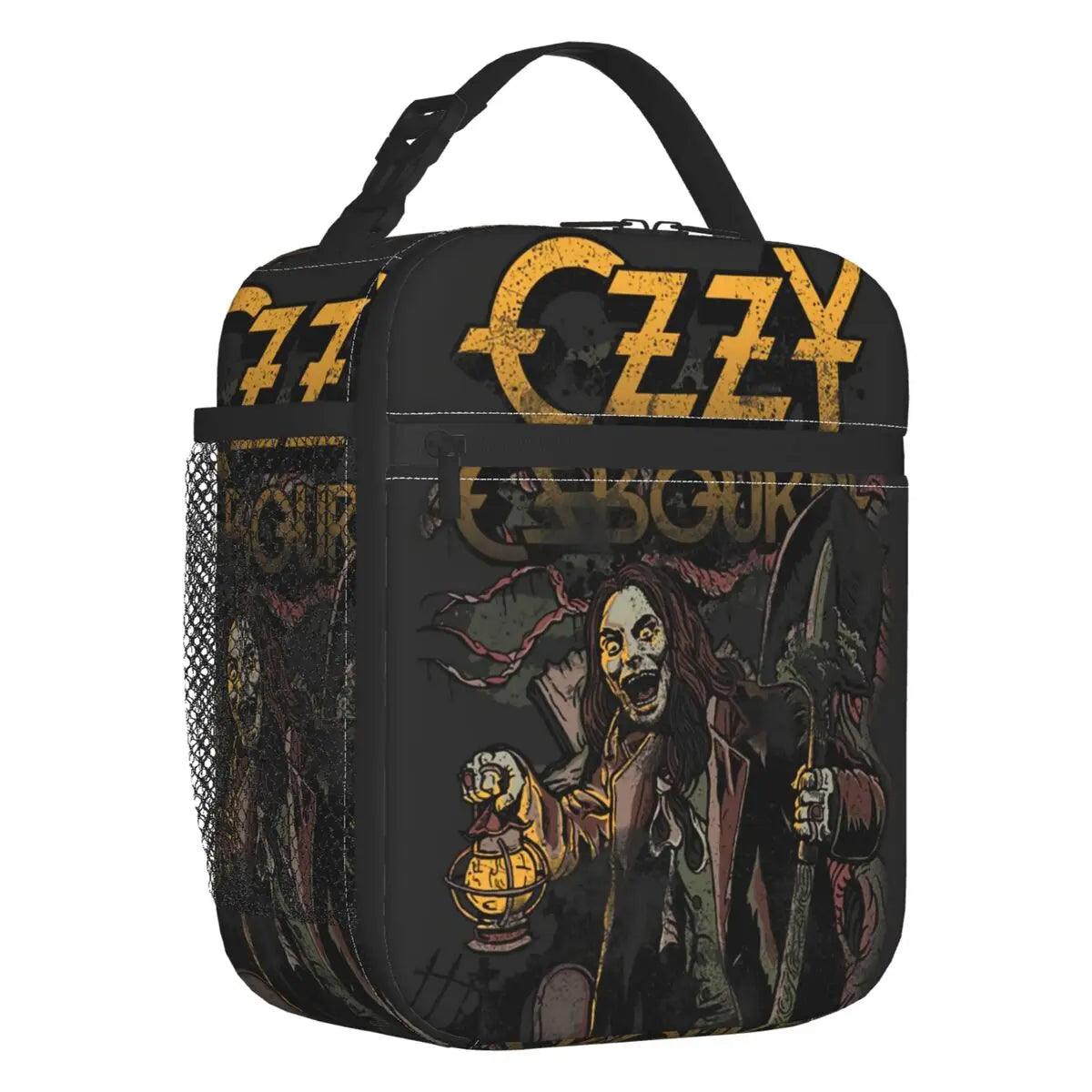 Ozzy Osbourne Heavy Metal Band Rock Lunch Bag Women Thermal Cooler Prince Of Darkness Insulated Lunch Boxes for  School - Premium cooler bag from Lizard Vigilante - Just $21.99! Shop now at Lizard Vigilante