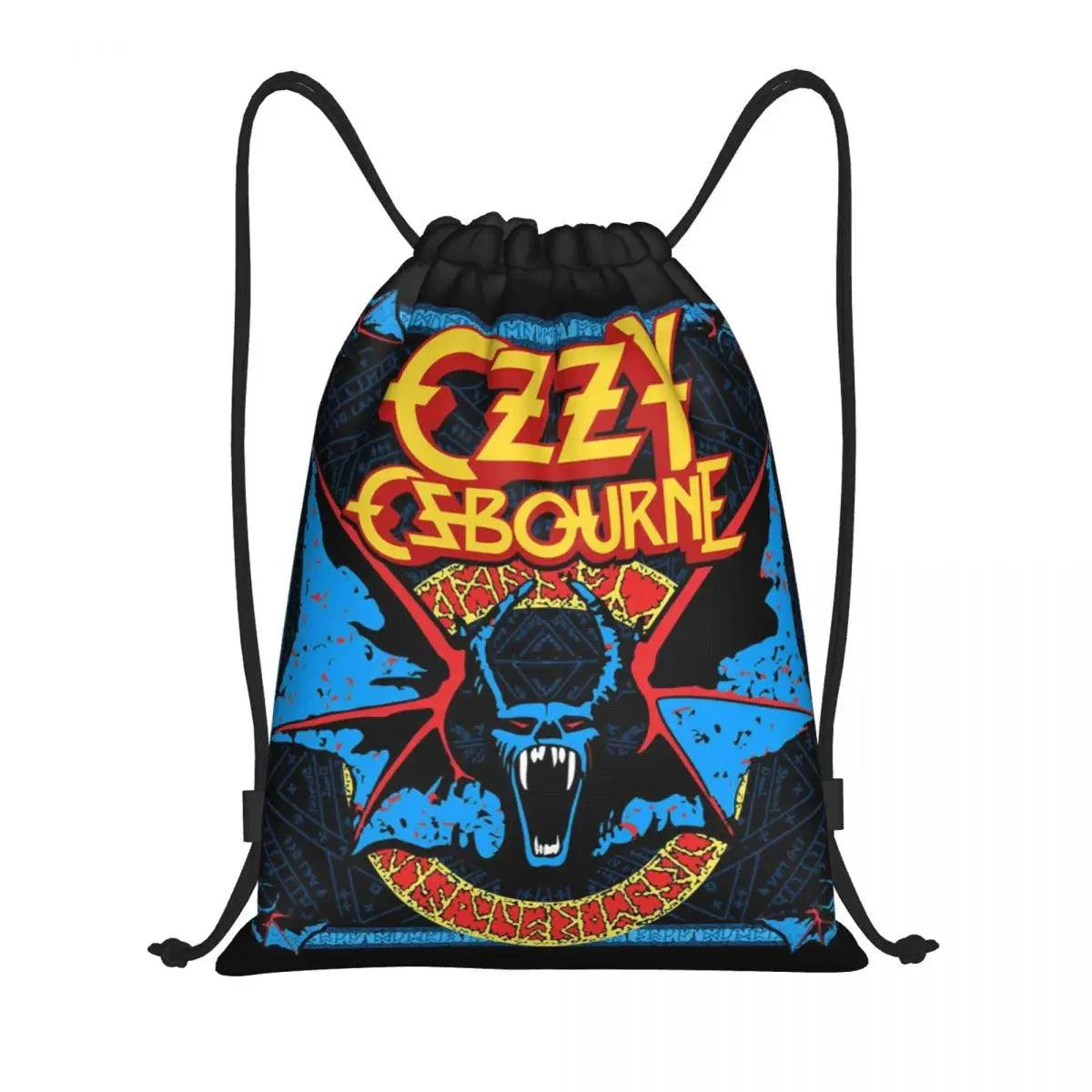 Ozzy Osbourne Drawstring Backpack | Heavy Metal Rock Bag - Premium backpack from Lizard Vigilante - Just $19.89! Shop now at Lizard Vigilante