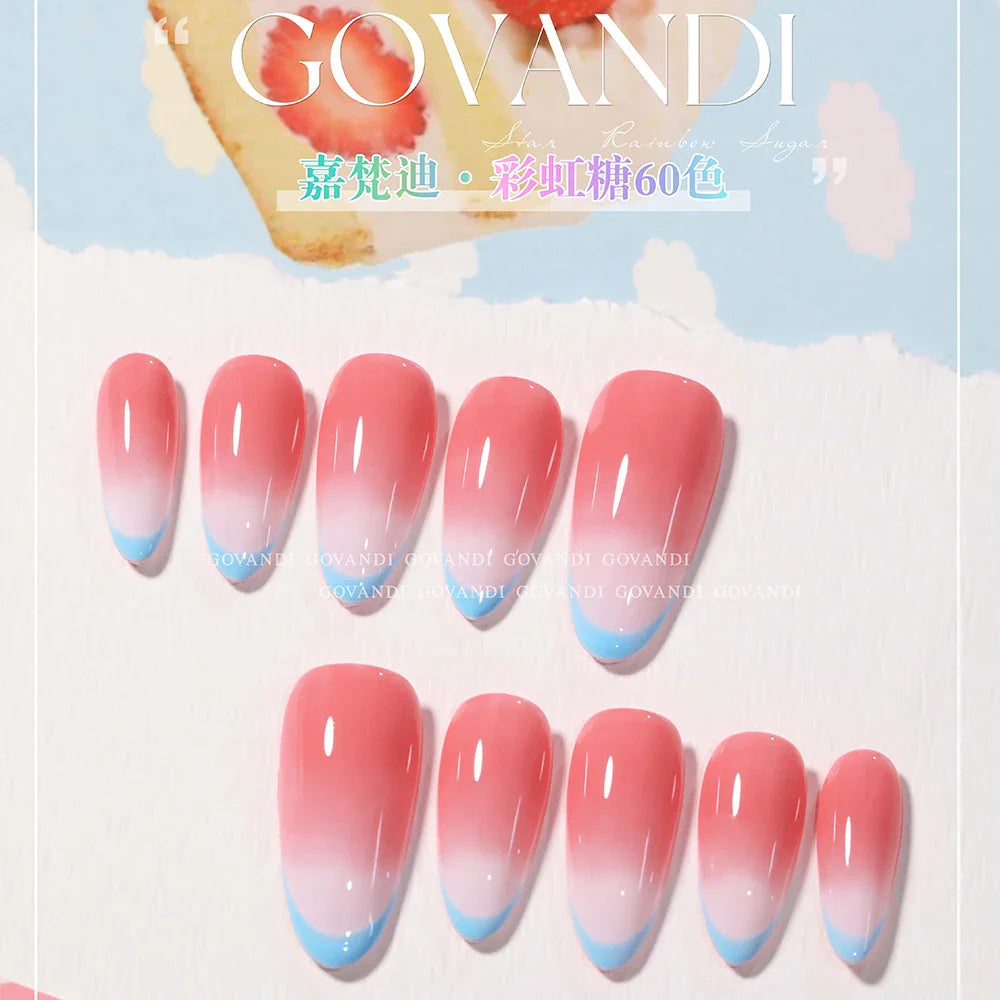 High Quality Gel Nail Polish Set Nail Supplies Wholesale UV Gel Lacquer With Color Card Nail Art Polish Varnishes Gel 60 Colors