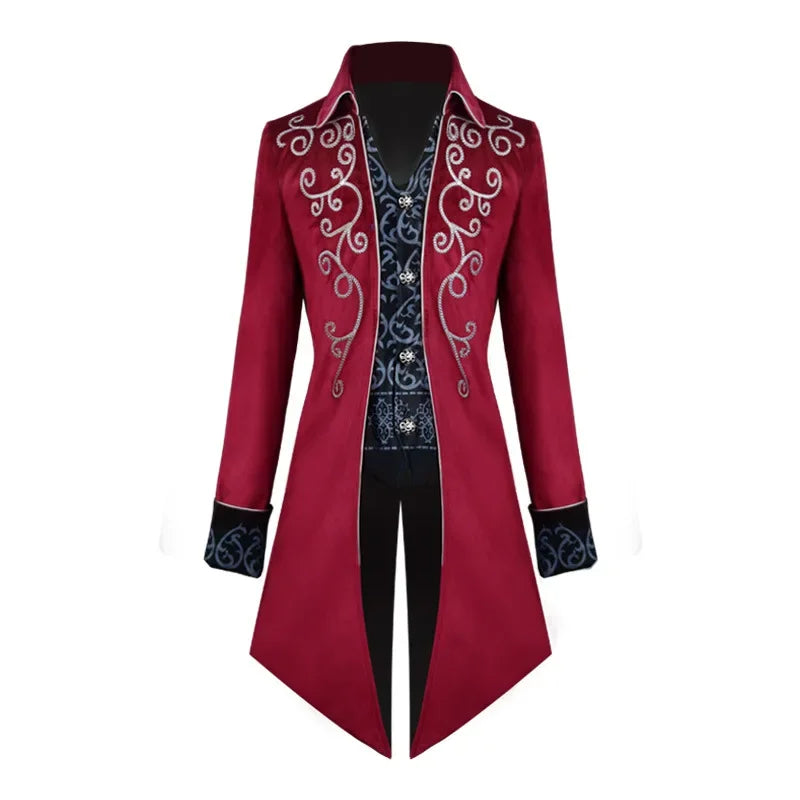 Gothic Steampunk Tuxedo Coat - A Timeless Classic - Premium coat from Lizard Vigilante - Just $54.99! Shop now at Lizard Vigilante