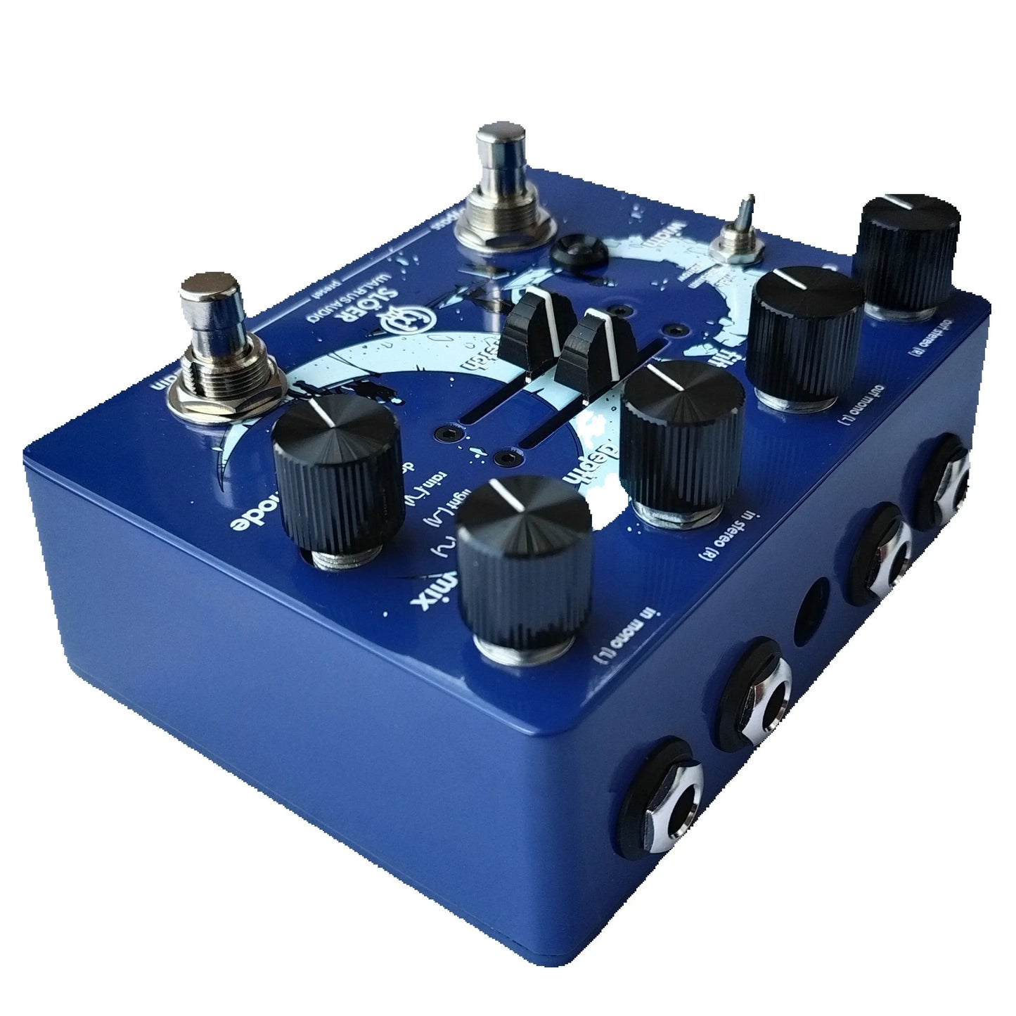 JHS Sloer Stereo Ambient Reverb Pedal 5 Reverb Algorithms With Modulation Wave Shapes Trails Mode Presets Spillover