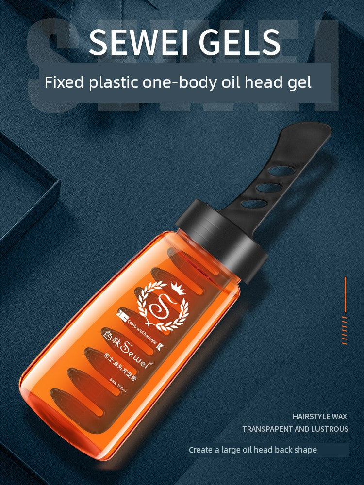 One Comb Cool Hair Gel - Moisturizing Styling Cream for Curls & Straight Hair, Hold & Shape with Ease, by Color and Taste - Premium hair gel from Lizard Vigilante - Just $15.99! Shop now at Lizard Vigilante