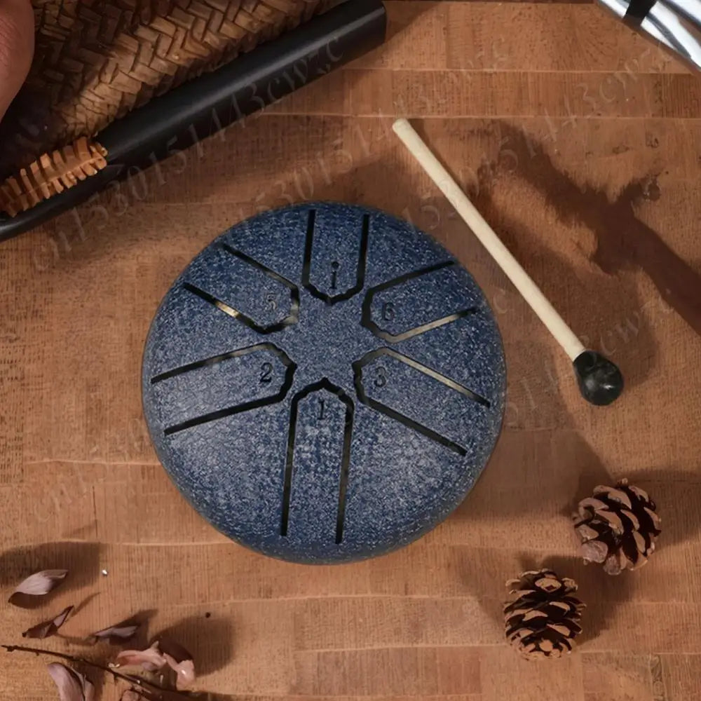 3 Inches 6-Tones Steel Tongue Drum Rain Drum for Outside Drum Instrument Mini Hand Pan Drums Musical Instruments Drum Accessorie - Premium  from Lizard Vigilante - Just $13.99! Shop now at Lizard Vigilante