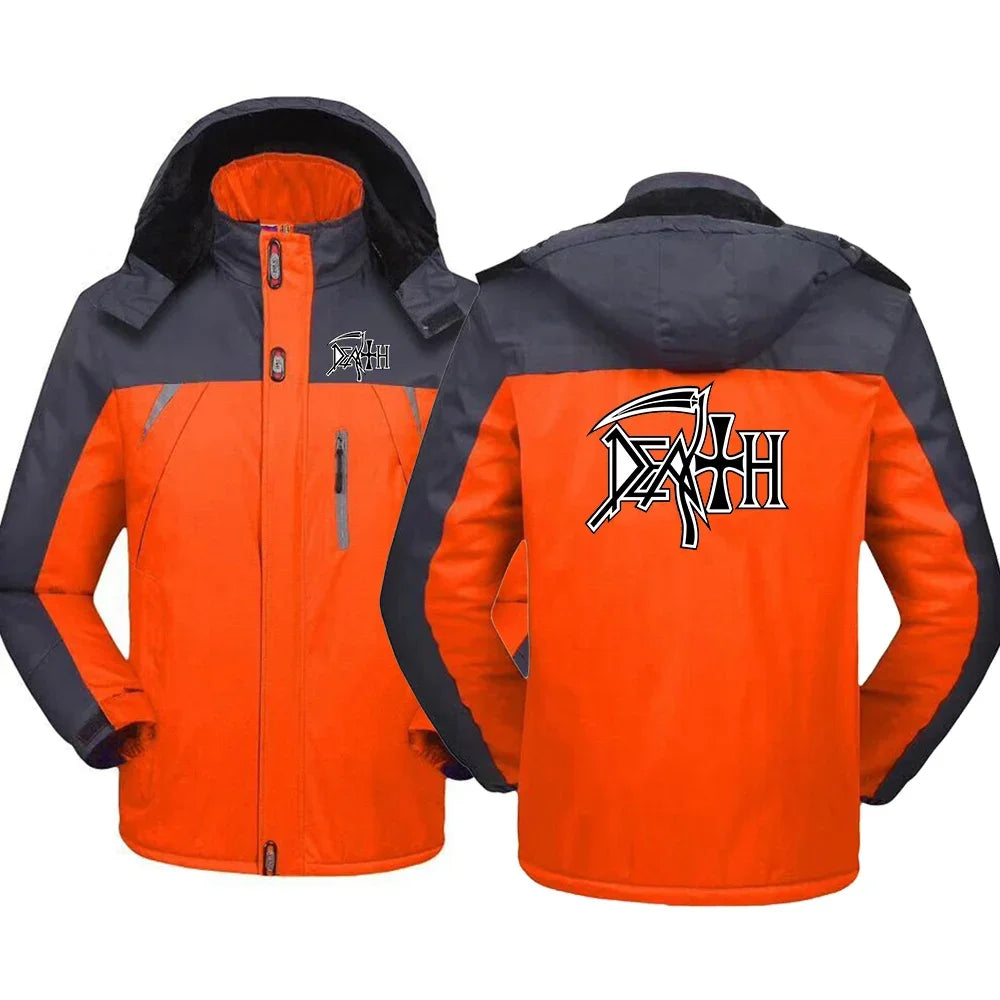 2024 Death Rock Band Heavy Metal Hooded Windbreaker - Ultimate Cold-Defying Patchwork Jacket for the Bold - Warm, Stylish, and Ready for the Mosh Pit - Premium hoodie from Lizard Vigilante - Just $56.66! Shop now at Lizard Vigilante