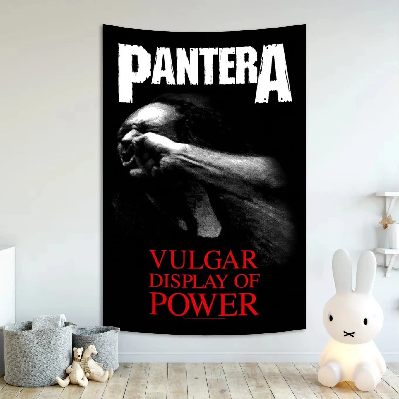 Panteras Nightdrive Wall Tapestry – Heavy Metal Room Banner For Bedroom, Dorm, Studio & Stage Backdrops 🎸🔥