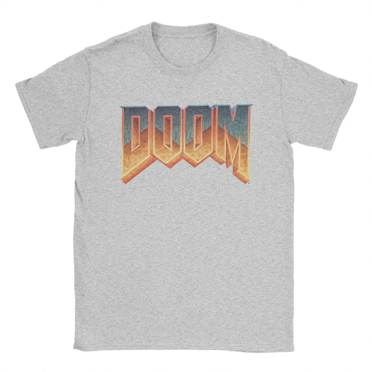 Time Warp Tees: Unleash the 90s with the DOOM Summer Shooting Game Retro Logo Tee - Premium T-shirt from Lizard Vigilante - Just $24.88! Shop now at Lizard Vigilante