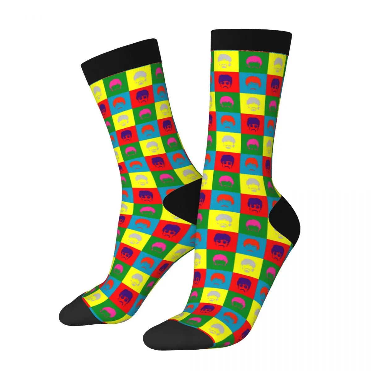 Fab Four The Beatle Sock Socks Men Women Polyester Stockings Customizable Hip Hop - Premium  from Lizard Vigilante - Just $17.99! Shop now at Lizard Vigilante