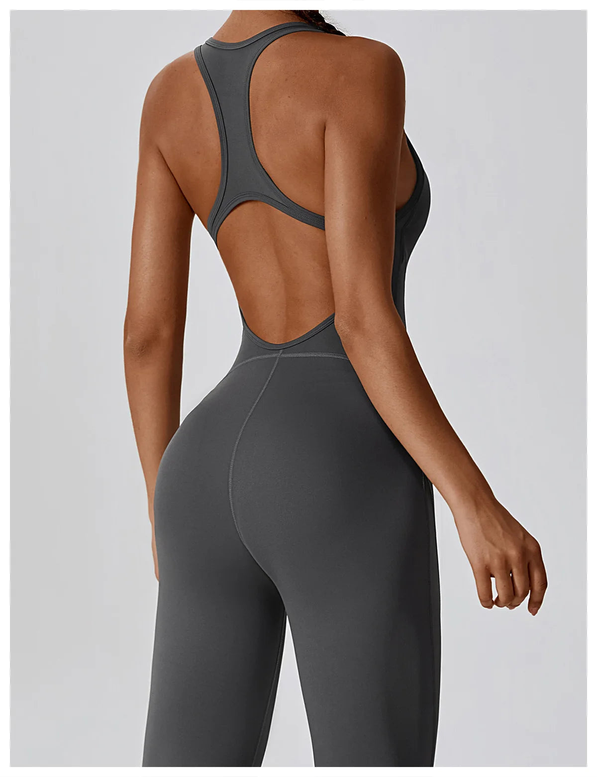 Seamless Yoga Jumpsuit - All-in-One Workout Outfit for Women - Premium bodysuit from Lizard Vigilante - Just $38.88! Shop now at Lizard Vigilante