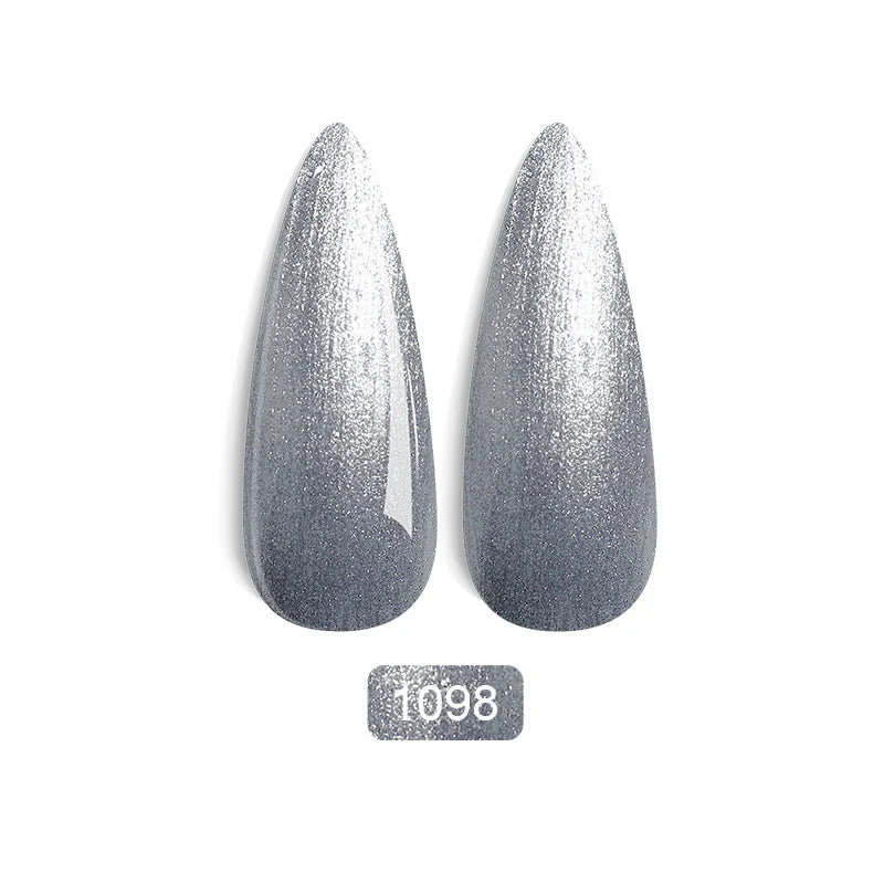 Rainbow Ghini Ultra Shiny Glitter Gel Nail Polish Semi-permanent Gellack UV Varnish Gold Silver Metal Gel Nail Art Wholesale Top