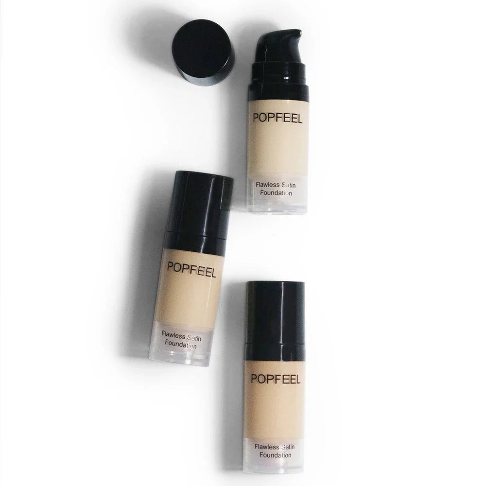 POPFEEL Long-lasting Soft focus Foundation - Clear Finish, Buildable Coverage, and Natural Bare Skin Effect | Flawless Makeup