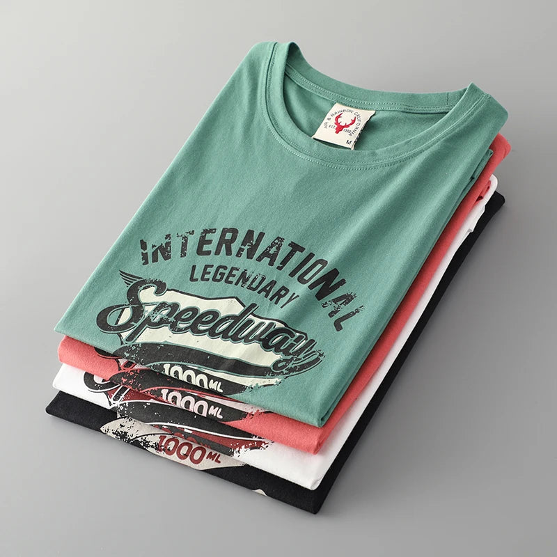 2025 Summer American Retro Sleeveless O-Neck Letter Print T-Shirt – 100% Cotton Men’s Basketball Sports Casual Vest - Premium tee from dsers - Just $30.99! Shop now at Lizard Vigilante