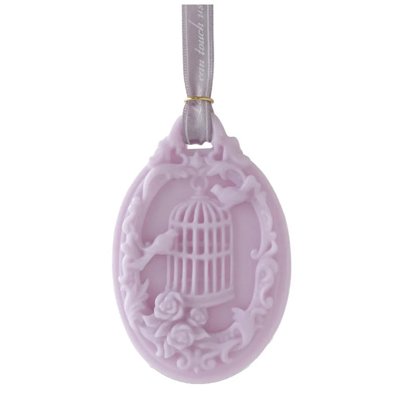 Birdcage Aromatherapy Candle Wax Tablets Wardrobe Deodorant Car Pendant Solid Balm Aromatic Air Freshener Long Lasting Fragrance