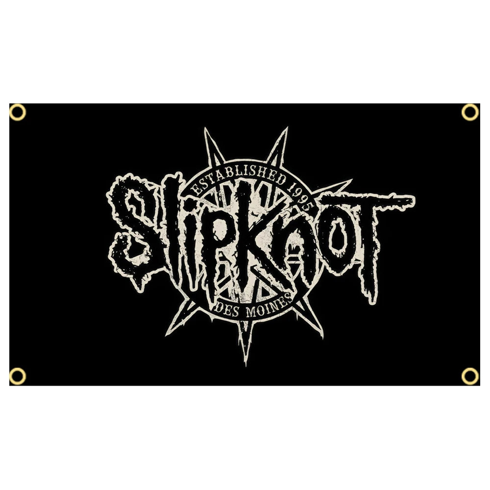 Slipknot Heavy Metal Band Flag – 3x5 Ft Polyester Tapestry for Indoor & Outdoor Decoration - Premium flag from Lizard Vigilante - Just $13.99! Shop now at Lizard Vigilante