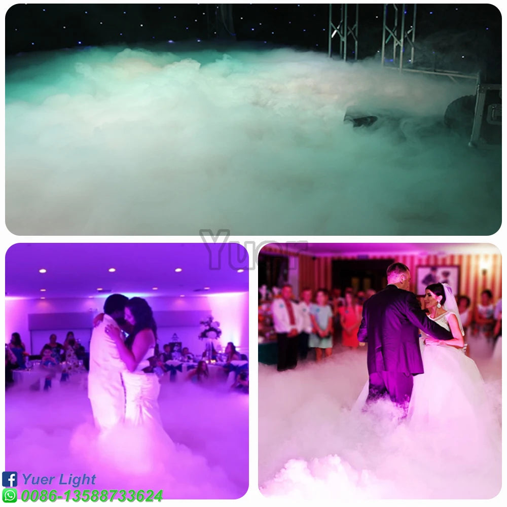 MINI 2000W Water Low Fog Machine Water Base Fog Machine Low Lying Dry Ice Effect With Water Tank Stage Equipment DJ Party Show - Premium fog machine from Lizard Vigilante - Just $888.88! Shop now at Lizard Vigilante