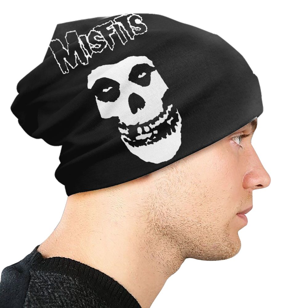 Misfits Horror Punk Rock Knit Beanie – Unisex Winter Skull Cap for Men & Women - Premium beanie from dsers - Just $19.99! Shop now at Lizard Vigilante