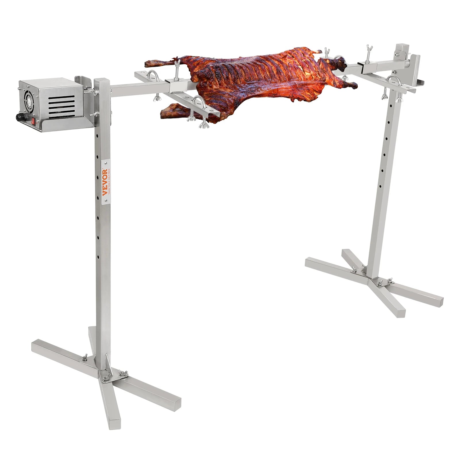 VEVOR Electric BBQ Rotisserie Grill Kit Heavy Duty Grilling Kit, Automatic Motor and Height Adjustable Universal Roaster Stand - Premium  from Lizard Vigilante - Just $237.99! Shop now at Lizard Vigilante