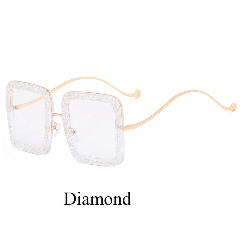 Glitter Vortex Shades – Rockstar Ice-Out Sunglasses for Unapologetic Legends - Premium shades from Lizard Vigilante - Just $26.99! Shop now at Lizard Vigilante