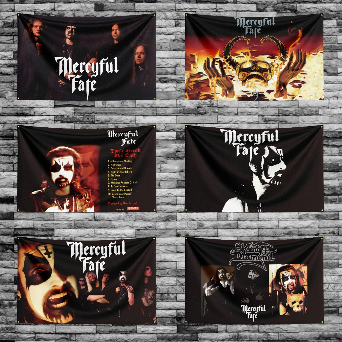 Mercyful Fate Heavy Rock Band Flag – 3x5 Ft Polyester Wall Art and Outdoor Tapestry - Premium flag from Lizard Vigilante - Just $15.99! Shop now at Lizard Vigilante