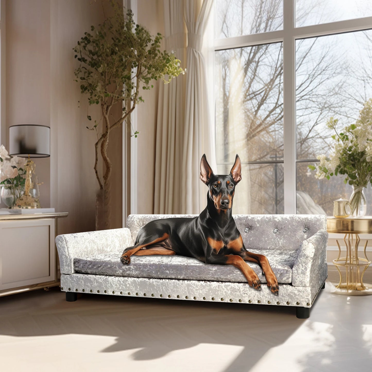 BingOPAW Luxury Dog Sofa Bed: Your Dog's Own Royal Retreat - Premium dog bed from Lizard Vigilante - Just $198.88! Shop now at Lizard Vigilante