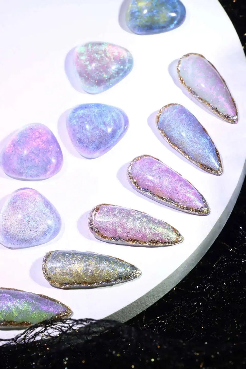 High End Glitter Cat Eye Gel Nail Polish Set Semi-Permanent Hybrid Magnet Gel UV LED Cat's Eye Nail Varnishes For Nail Art 15ml