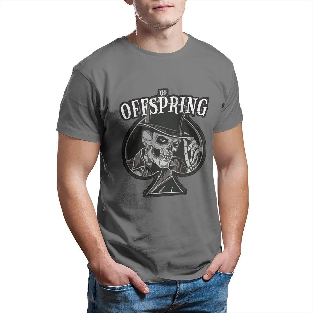 the offspring AS Men's T Shirt The Offspring Cool Tees Short Sleeve O Neck T-Shirts 100% Cotton Birthday Present Tops - Lizard Vigilante