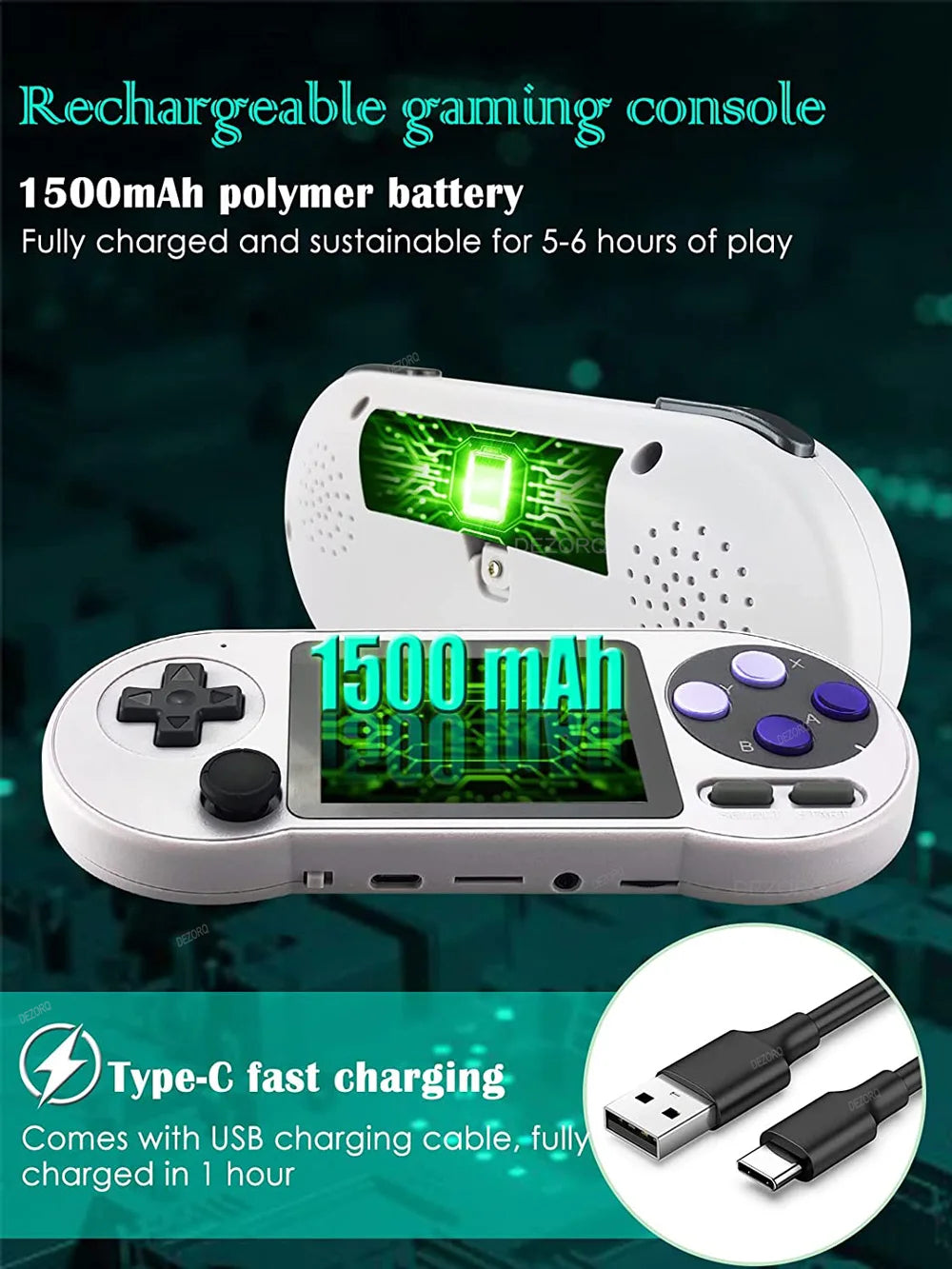 Mini Pocket Handheld Game Player SF2000 – 6000+ Retro Games, 3.0" Screen, for SNES, GBA, MAME, & More - Premium handheld video game from Lizard Vigilante - Just $28.99! Shop now at Lizard Vigilante