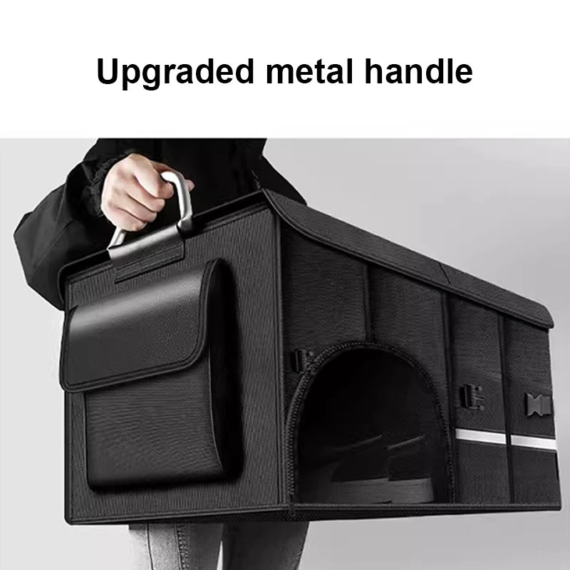 SEAMETAL Large Capacity Car Trunk Organizer 36L/72L/110L Foldable Car Storage Box Waterproof Storage Bag for Fishing Camping - Premium  from Lizard Vigilante - Just $8.99! Shop now at Lizard Vigilante