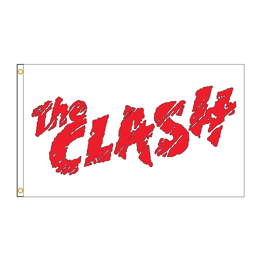 The Clash Music Band Flag – 90x150cm Polyester Rock Banner for Interior Decoration - Premium flag from Lizard Vigilante - Just $11.99! Shop now at Lizard Vigilante