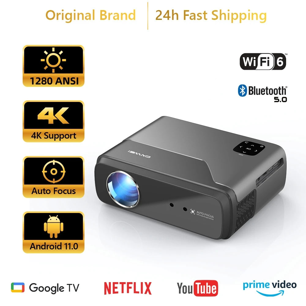 portable 4k projector [Netflix Official Licence] 5G WiFi Mini projector Dolby Android 11 beam Projector Home Theater Google Play - Premium  from Lizard Vigilante - Just $626.99! Shop now at Lizard Vigilante