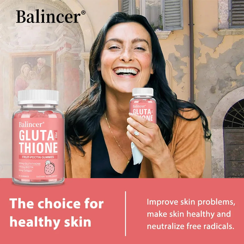 Collagen with Glutathione, Advanced Hydrolyzed Formula for Optimal Absorption, Skin, Hair, Nails & Joints, Natural Antioxidant