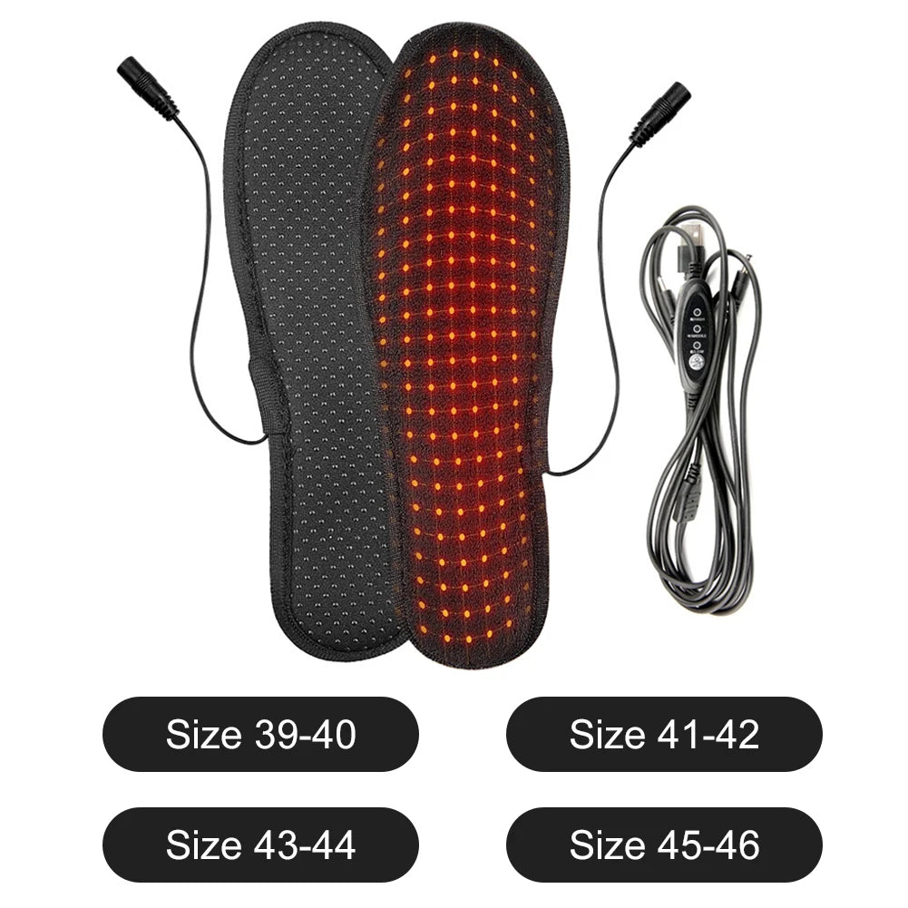 INFERNO WALK USB Insoles – Carbon-Fiber Heated Foot Pads for Cold-Blooded Survivalists - Premium foot pads from dsers - Just $24.22! Shop now at Lizard Vigilante