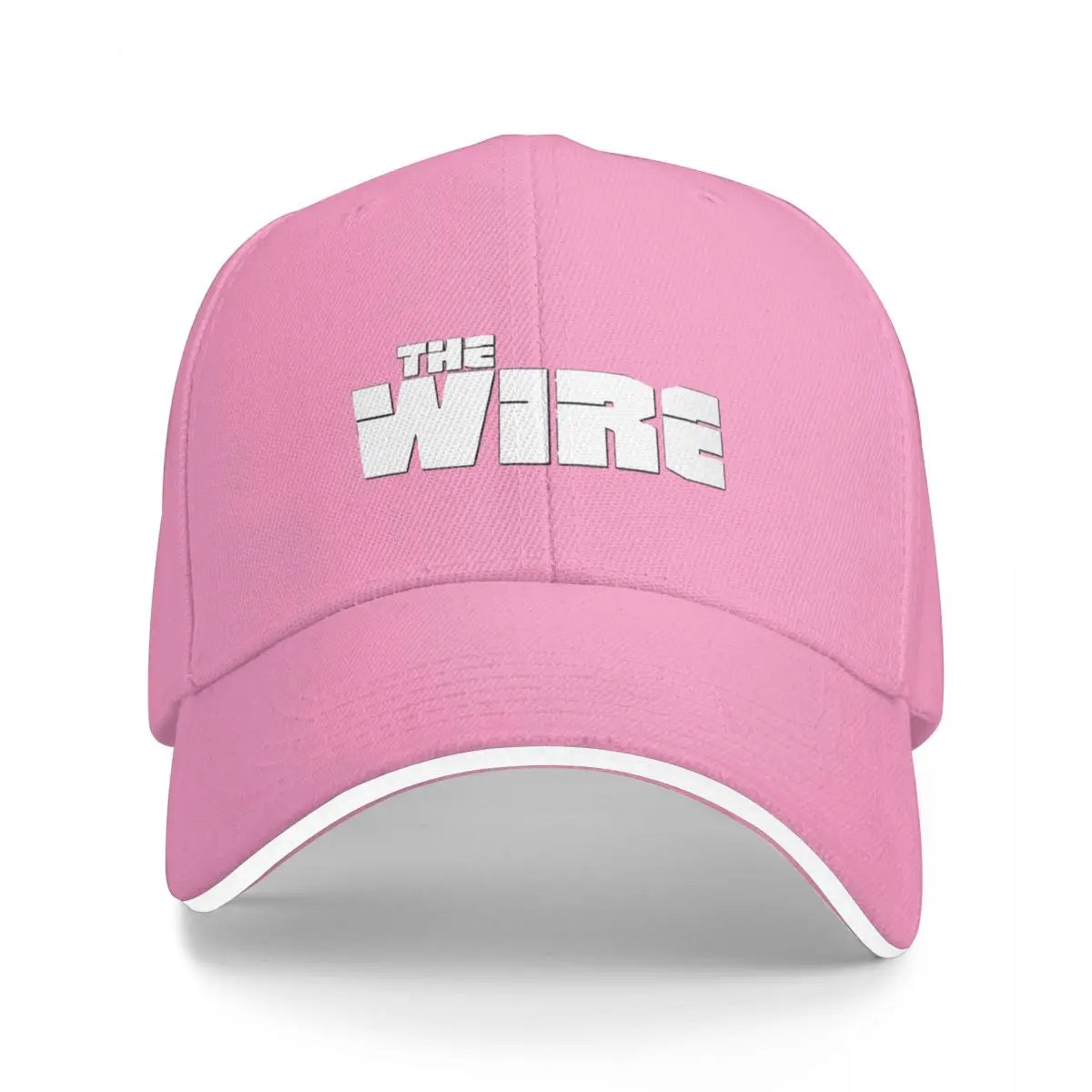 The Wire Logo Luxury Baseball Cap Black Adjustable Streetwear Hat Men Women