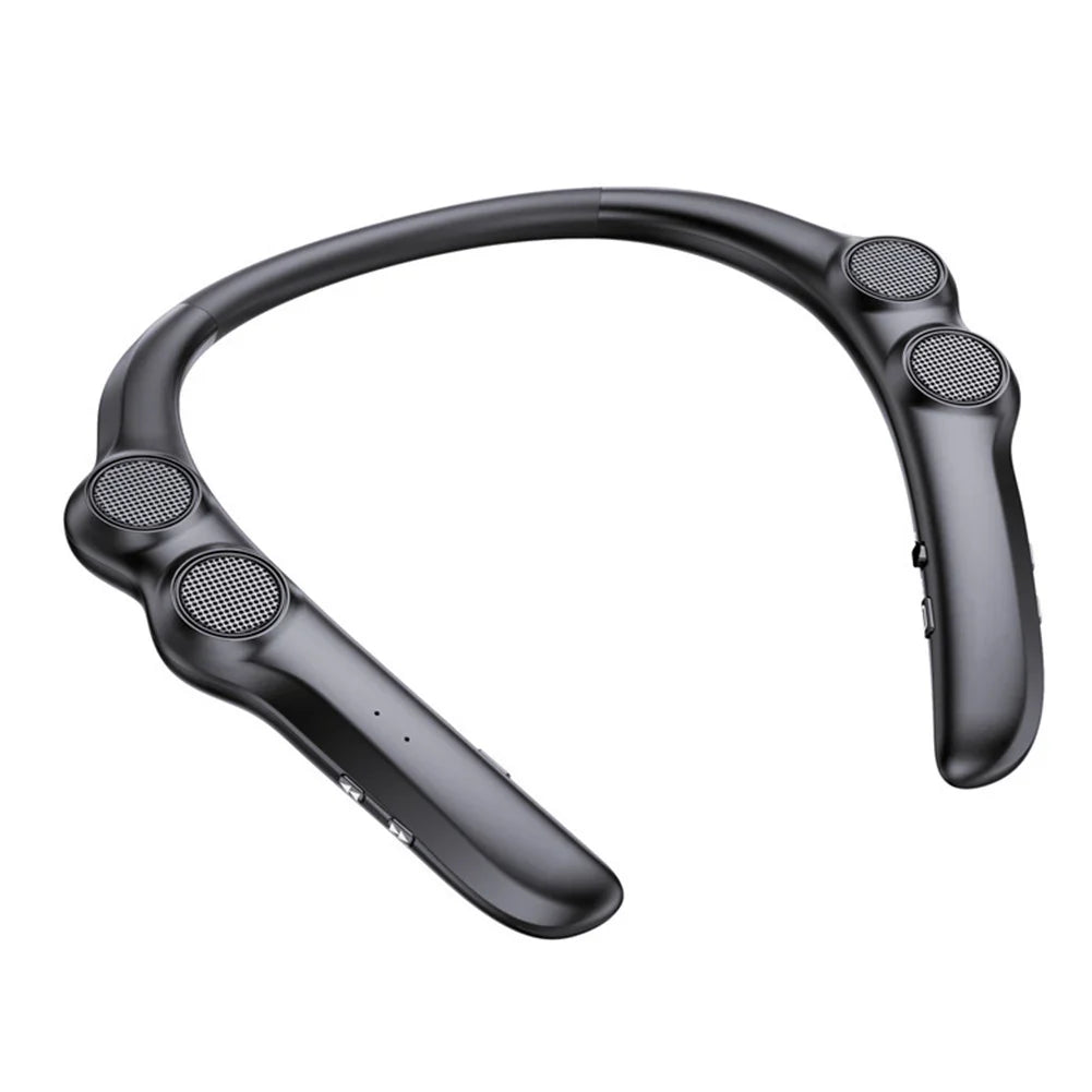Wearable Bluetooth-compatible Speaker Hang Neck Wireless Subwoofer Sound Box