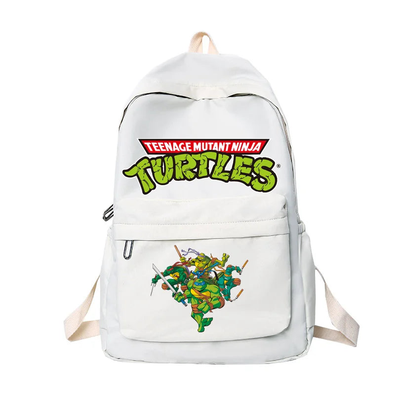 Ninja Turtles Waterproof Backpack – Solid Color High-Capacity Trendy School Bag for Kids - Premium backpack from Lizard Vigilante - Just $29.88! Shop now at Lizard Vigilante