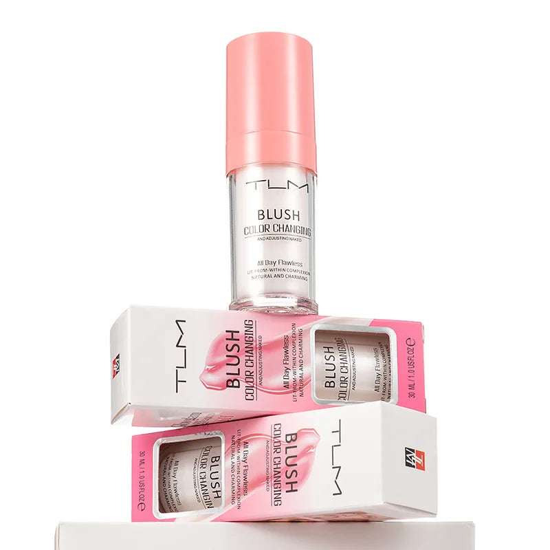 TLM Foundation Color Changing Mike Makeup For Full Coverage Blush Cream Brightening Moisturizing Longlasting Non-flading Makeup