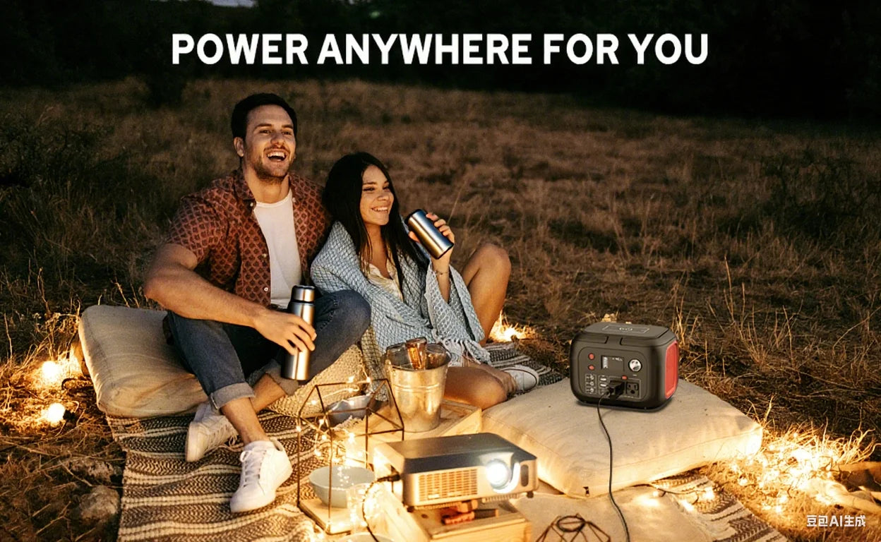 ⚡ SinKeu VoltRaid Portable Power Station — 600W / 300W / 200W / 120W Solar Generator Bank for Camping, Travel, RV & Chaos Survival