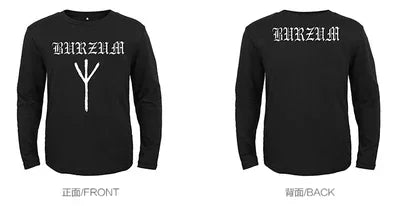 Burzum Heavy Metal Band Printed Long Sleeve T-Shirt For Fans of Metal - Premium T-Shirt from Lizard Vigilante - Just $24.99! Shop now at Lizard Vigilante