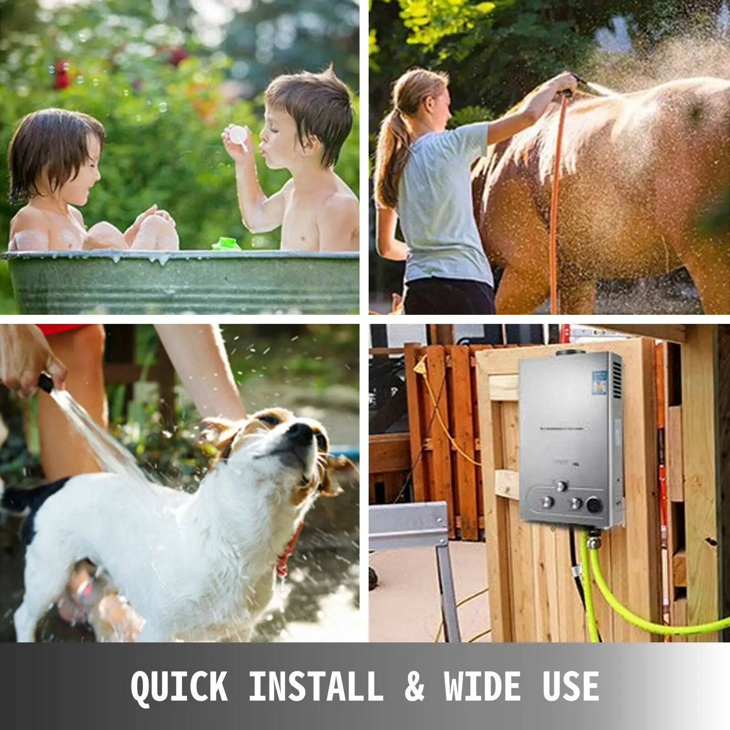 6L/8L/10L/12L/16L/18L LPG Water Heater Propane Gas Tankless Stainless Instant Boiler 36KW Liquefied Petroleum Gas Water Heater