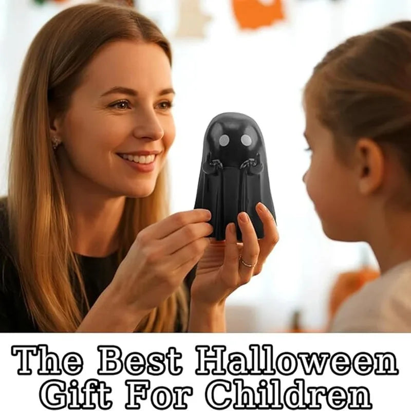 Halloween Ghost Figurine Cute Spooky Ghost Statue Funny Ghost Ornaments Halloween Decorations Indoor Home Office Desk Decor