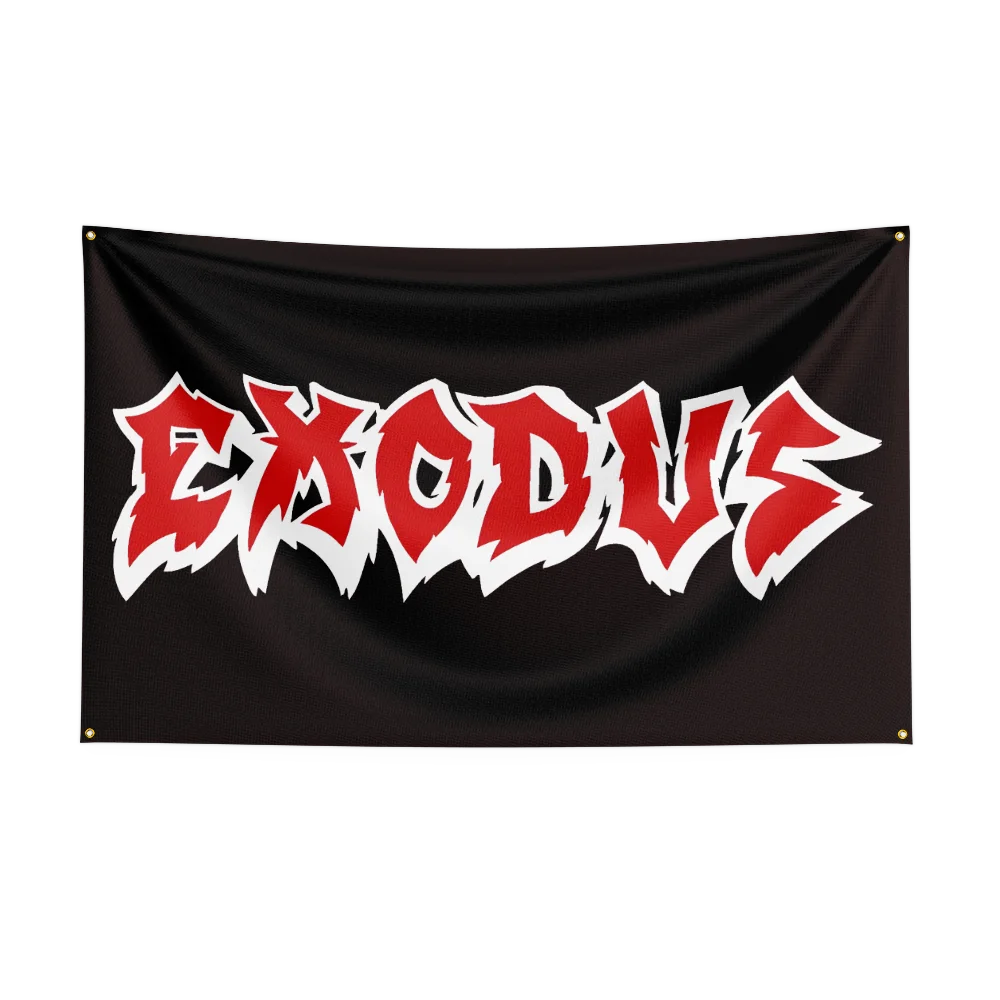 3x5 Ft Exodus Thrash Metal Rock Band Flag – Polyester Digital Printing Banner for Bedroom Wall Art & Outdoor Tapestry Decoration - Premium flag from Lizard Vigilante - Just $17.99! Shop now at Lizard Vigilante