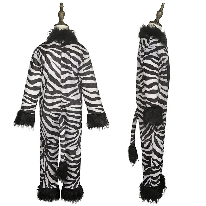 Adorable Zebra Costume for Kids – Perfect for Halloween and Stage Performances - Premium zebra costume from Lizard Vigilante - Just $31.88! Shop now at Lizard Vigilante