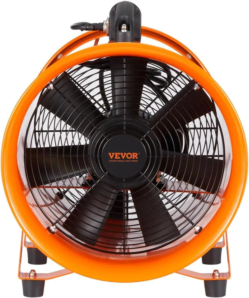 VEVOR 16-Inch Industrial Utility Blower Fan – 2-Speed 5175 CFM Heavy-Duty Axial Exhaust Fan with 33ft Duct Hose for Warehouses, Factories & Construction - Premium fan from Lizard Vigilante - Just $420! Shop now at Lizard Vigilante