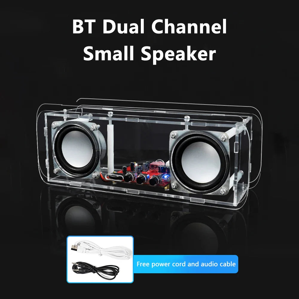 DIY Bluetooth Speaker Kit Soldering Project USB Mini Home Stereo Sound Amplifier DIY Electronic Kits for Soldering Practice