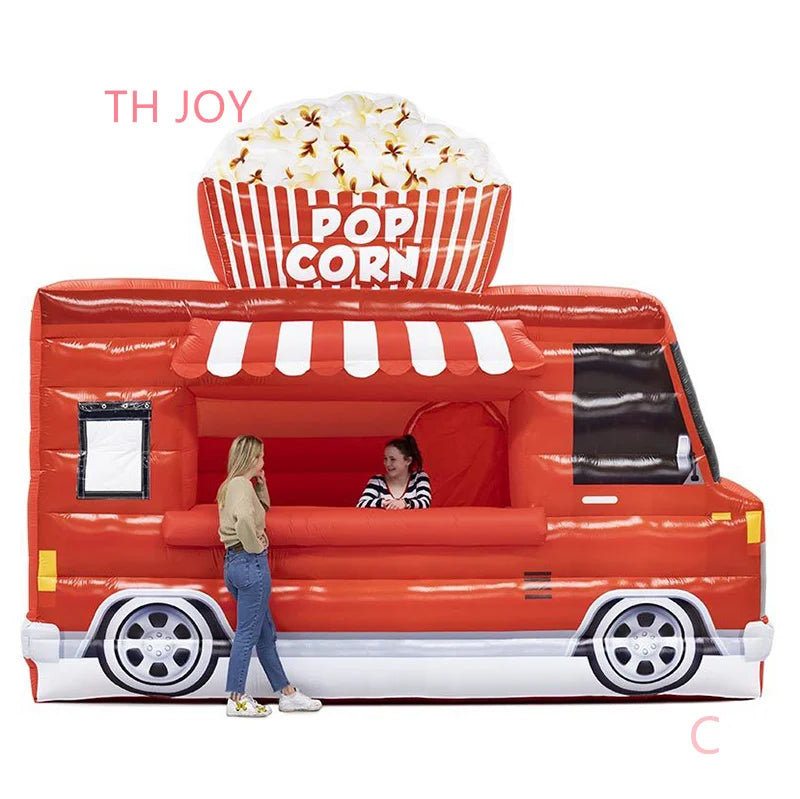 Outdoor Portable Inflatable Snack Food Truck & Popcorn Booth - Inflatable Drink Car Stand for Events, Festivals & Parties | Easy to Set Up - Premium inflatable truck from Lizard Vigilante - Just $1211.08! Shop now at Lizard Vigilante