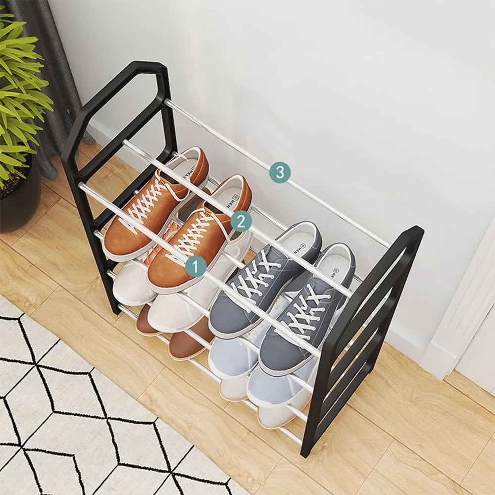 Simple Shoe Rack | Space-Saving Shoe Organizer - Premium foot from Lizard Vigilante - Just $38.88! Shop now at Lizard Vigilante