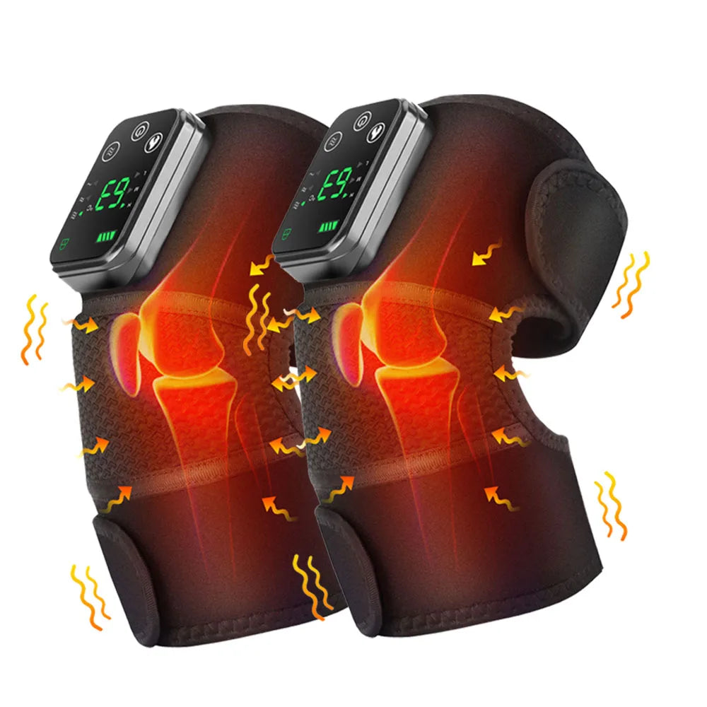 Electric Heating Knee Massager Joint Elbow Knee Pad Shoulder Pad Vibration Knee Shoulder Massage Health Care - Premium  from Lizard Vigilante - Just $23.99! Shop now at Lizard Vigilante