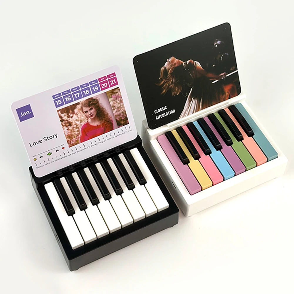 2025 Taylor Piano Calendar - Playable 15-Key Piano with 27 Music Cards & 52 Songs | Perfect Gift for Music Lovers & Fans - Premium piano from Lizard Vigilante - Just $26.99! Shop now at Lizard Vigilante