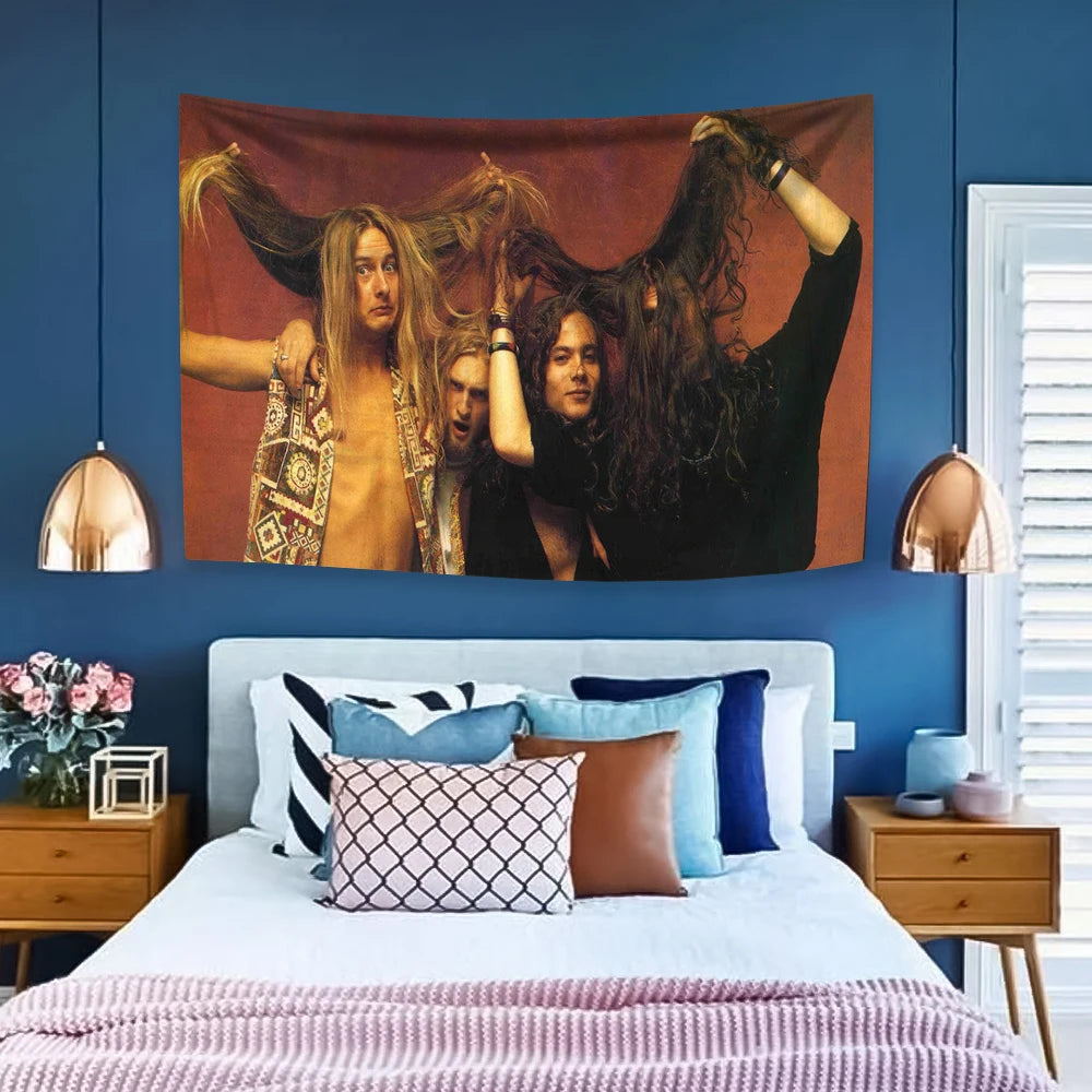 Alice In Chains Rock Band Tapestry – Grunge Music Aesthetic Wall Hanging - Premium banner from DS - Just $17.88! Shop now at Lizard Vigilante