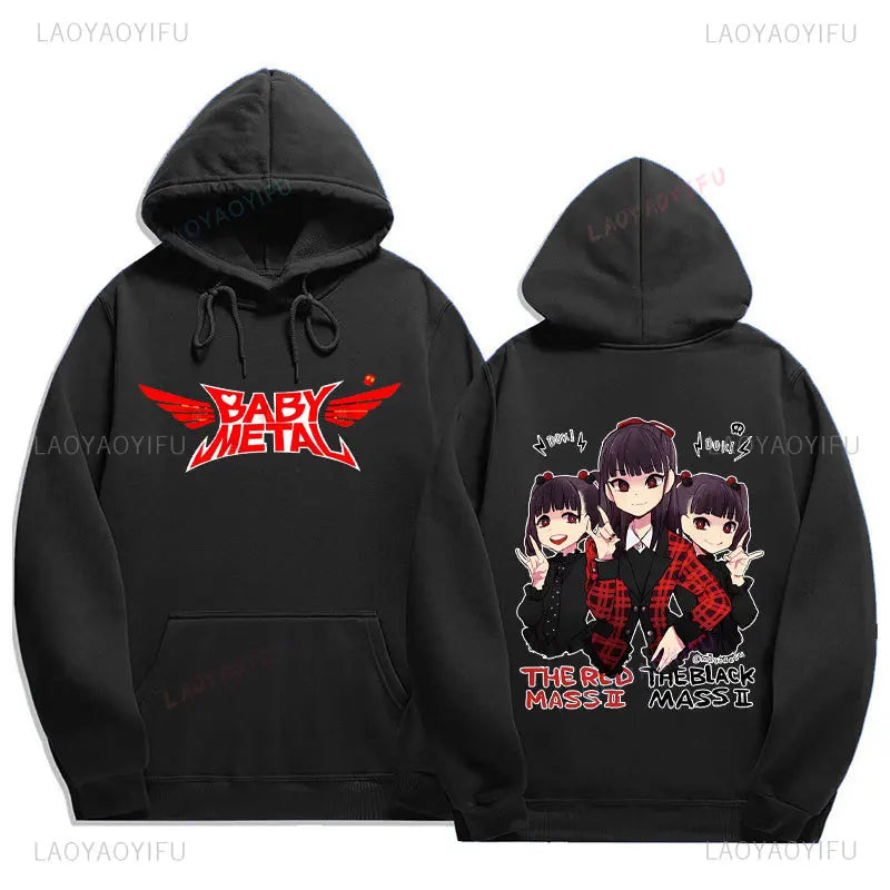 Babymetal Metal Galaxy Death Metal Band Sweatshirt - Unisex Hoodies for Autumn & Winter - Premium Long-sleeve hoodie from Lizard Vigilante - Just $43.88! Shop now at Lizard Vigilante