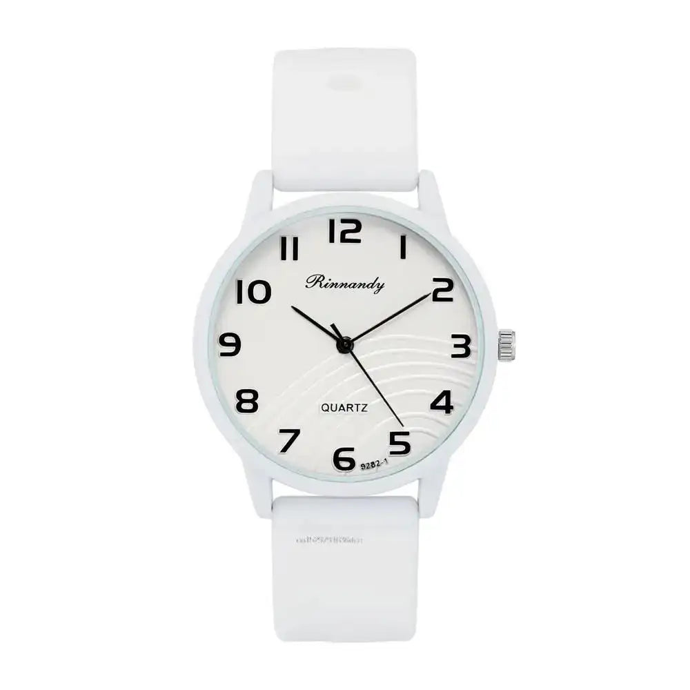 Fashion Lady Hot Sales Watches Leisure Grey Digital Simple Women Quartz Watch Sports Silicone Strap Ladies Clock Wristwatches